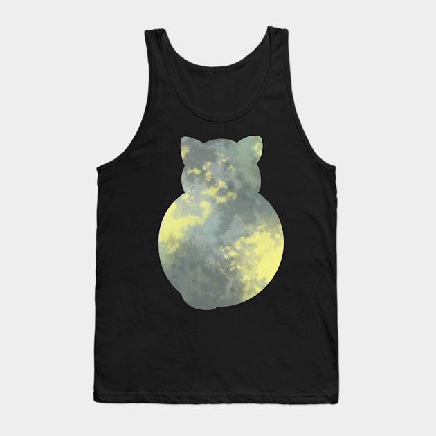 Moon Cat Tank Top by Trizi‘s Art